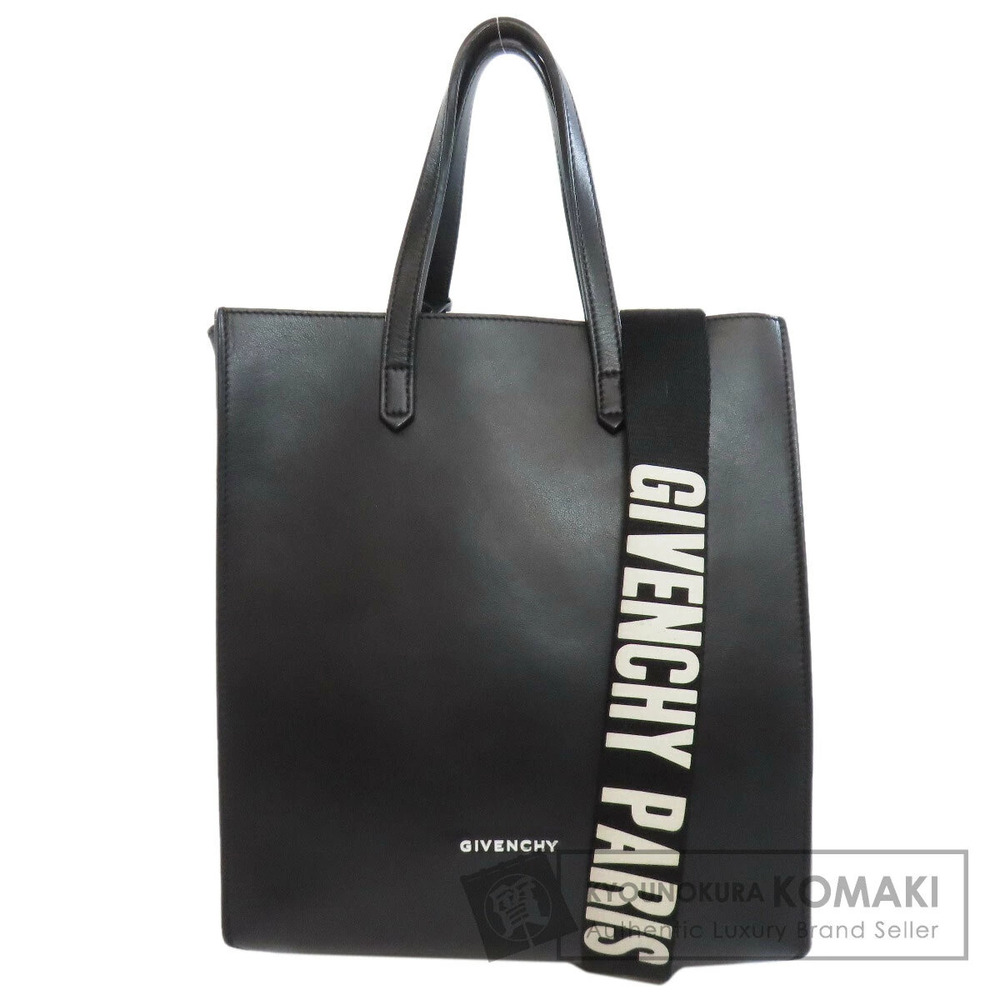 Givenchy Stargate Shopper tote bag black leather logo Crossbody